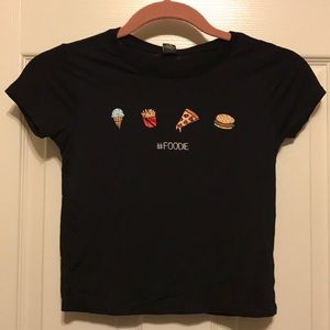 Girls #foodie graphic tee - size 7/8